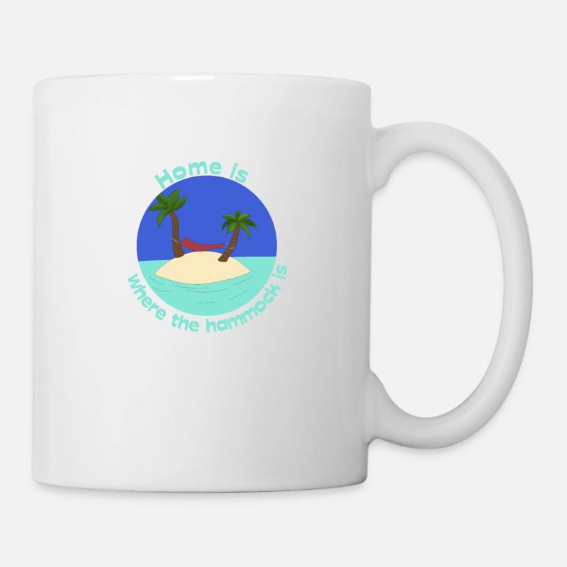 Home is where the Hammock is - Mug - white