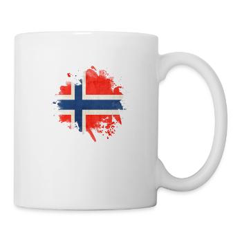 Norvège Norvège Oslo scandinavie viking - Mug blanc - blanc - Droite