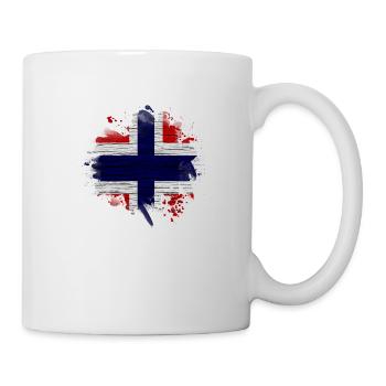 Norvège Norvège Oslo scandinavie viking - Mug blanc - blanc - Droite