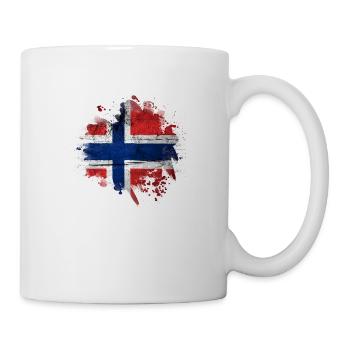 Norvège Norvège Oslo scandinavie viking - Mug blanc - blanc - Droite