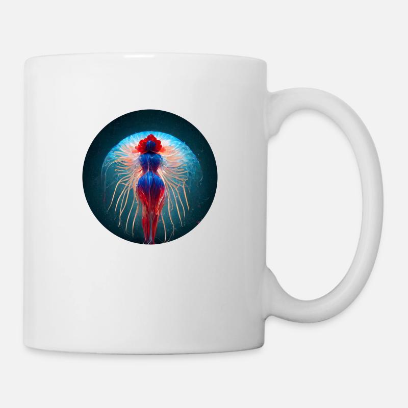 Jellyfish Version 2 - Tasse - Weiß