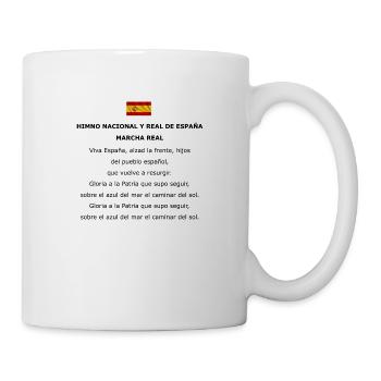 Himno nacional y real de España Marcha Real - Mug blanc - blanc - Droite