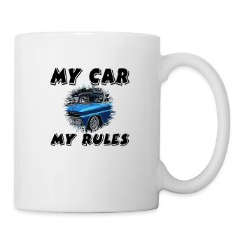 Auto - Tasse - Weiß - Rechts