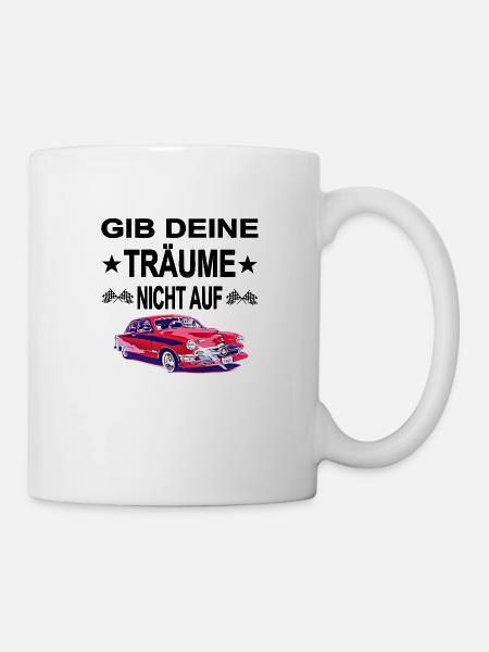 Auto - Tasse - Weiß