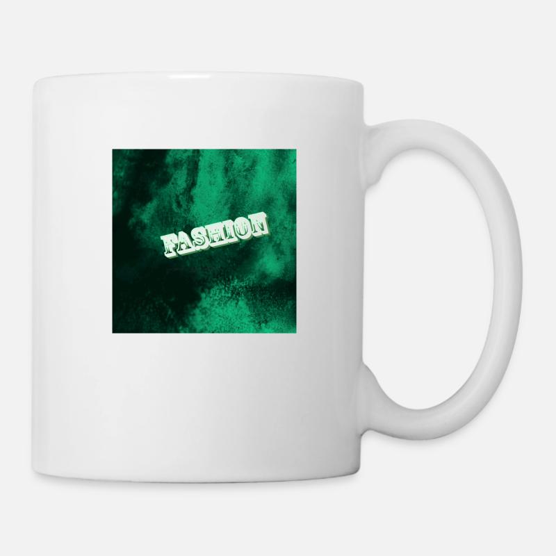Mode grün - Tasse - Weiß