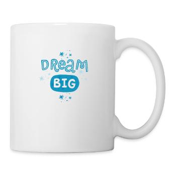T shirt dream big - Mug blanc - blanc - Droite