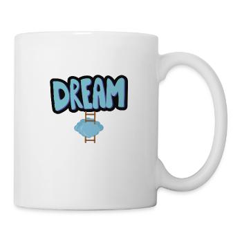 T shirt dream big - Mug blanc - blanc - Droite