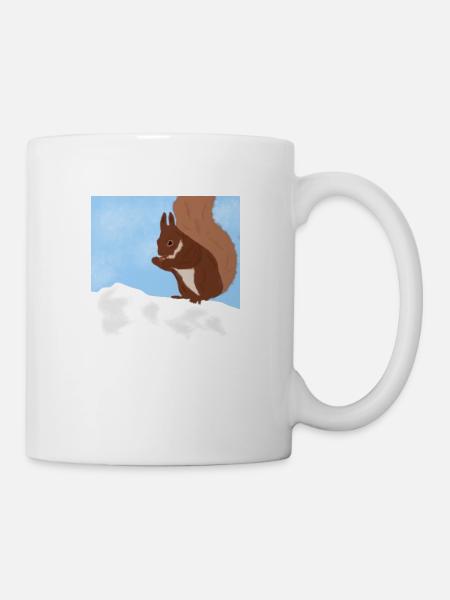 Écureuil - Mug blanc - blanc