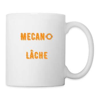 je suis mécanicien quand je pète mon joint lâche - Mug blanc - blanc - Droite