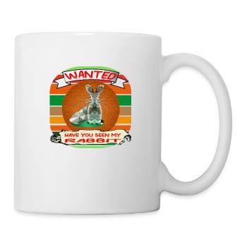 Rabbit has run away someone has seen the rabbit - Mug - white - Right