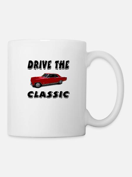 Auto - Tasse - Weiß