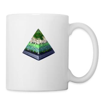 Pyramide de l’Arbre des Âmes - Mug blanc - blanc - Droite