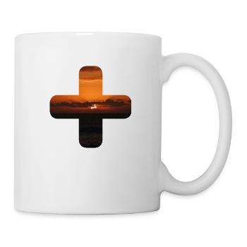 Plus Summer Symbol Lettering Sunset - Mug - white - Right