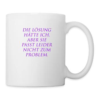 Problemlösung - Tasse - Weiß - Rechts