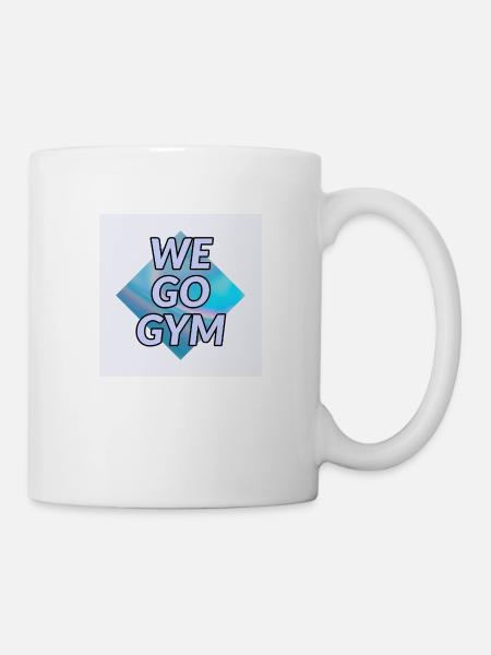 We go gym Design - Mug - white
