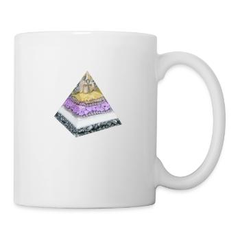Pyramide d’Ankh / Protection / Vie éternelle - Mug blanc - blanc - Droite