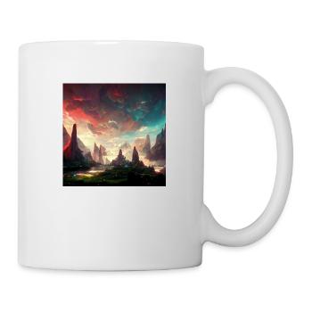Landscape in LoL Style - Mug - white - Right