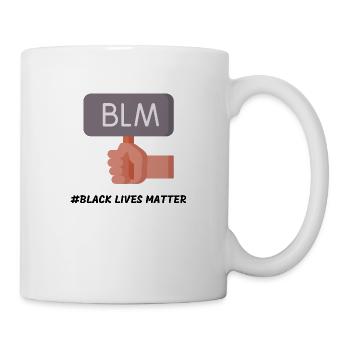 La vie des Noirs compte - Mug blanc - blanc - Droite