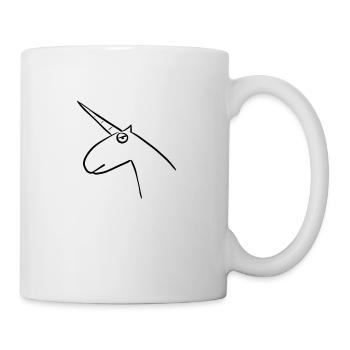 Einhorn - Tasse - Weiß - Rechts