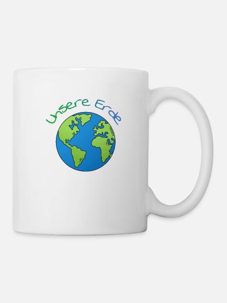 Unsere Erde - Tasse - Weiß