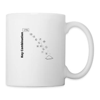 key combination - Tasse - Weiß - Rechts