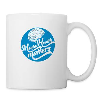 mental health matters quote - Mug - white - Right