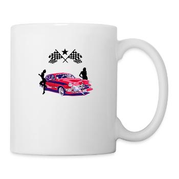 Voiture - Mug blanc - blanc - Droite