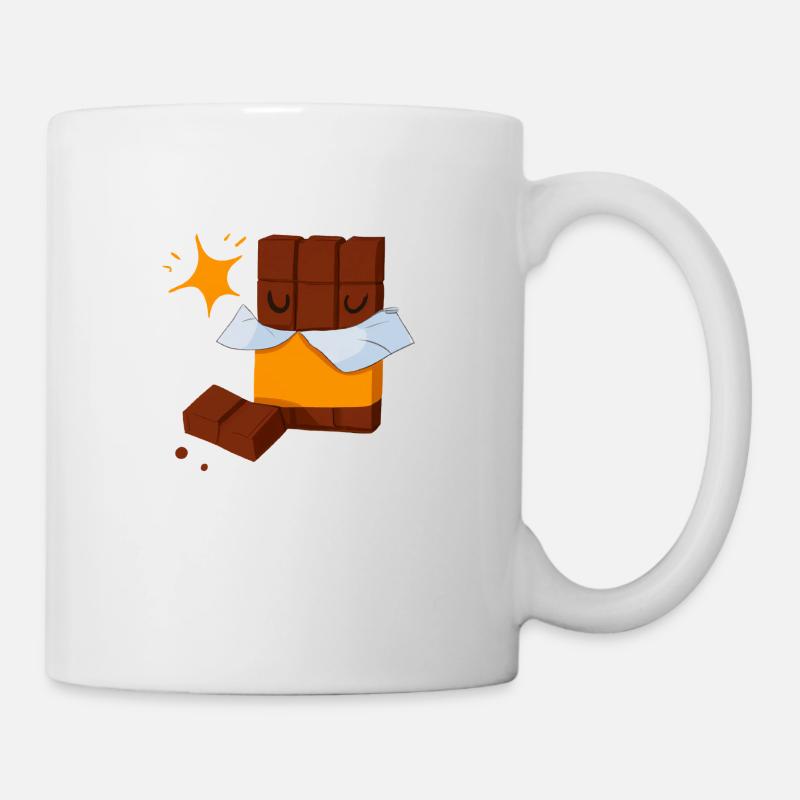 Tablette de chocolat dodo - Mug blanc - blanc