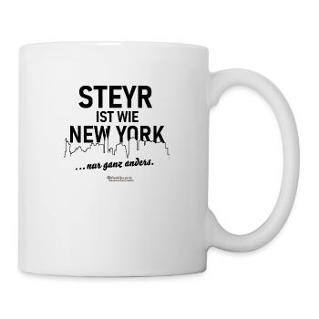 Steyr - Tasse - Weiß - Rechts