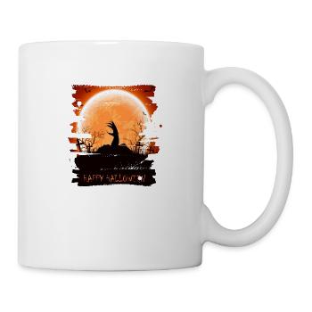Halloween Gruselhexe Horror Geist Monster - Tasse - Weiß - Rechts