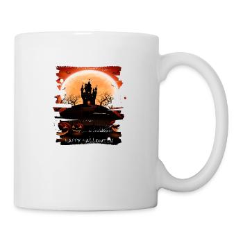 Halloween Gruselhexe Horror Geist Monster - Tasse - Weiß - Rechts