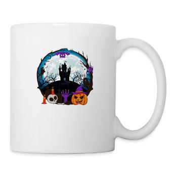 Halloween Gruselhexe Horror Geist Monster - Tasse - Weiß - Rechts