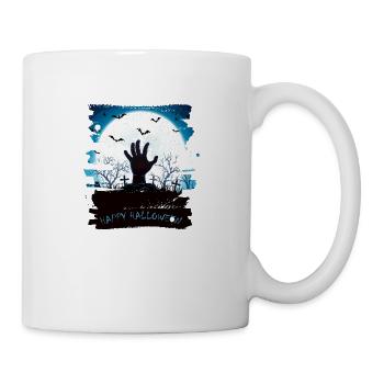 Halloween Gruselhexe Horror Geist Monster - Tasse - Weiß - Rechts