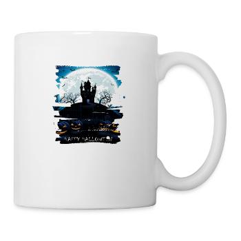Halloween Gruselhexe Horror Geist Monster - Tasse - Weiß - Rechts