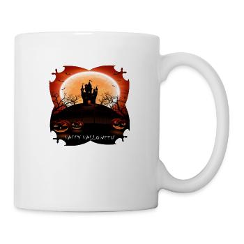 Halloween Gruselhexe Horror Geist Monster - Tasse - Weiß - Rechts