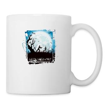 Halloween Gruselhexe Horror Geist Monster - Tasse - Weiß - Rechts