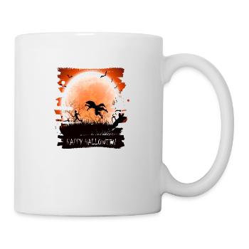Halloween Gruselhexe Horror Geist Monster - Tasse - Weiß - Rechts