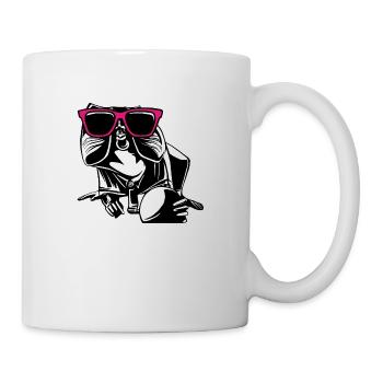 Heidelberger Brückenaffe - Tasse - Weiß - Rechts