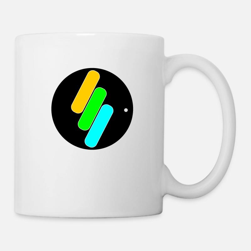 Conception à 3 bandes - Mug blanc - blanc