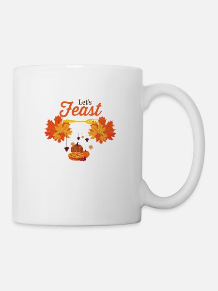 Thanksgiving Thanksgiving Festival Turkey T-Shirt - Mug - white