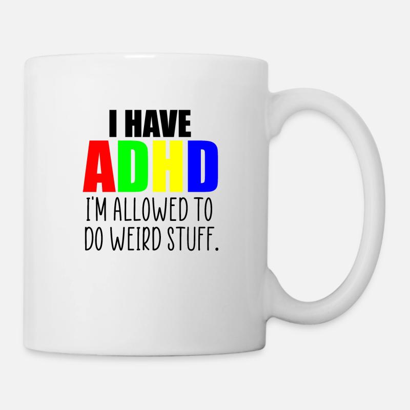 citation TDAH - Mug blanc - blanc