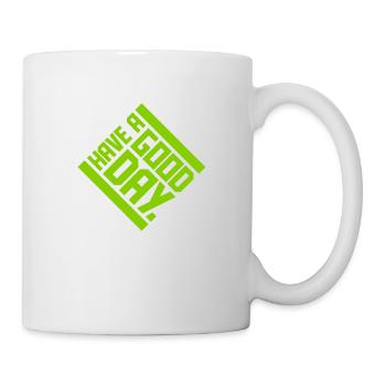 Bonne journée - Mug blanc - blanc - Droite