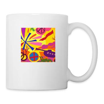 Était en Ukraine - Mug blanc - blanc - Droite