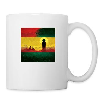 Rastafari dreams - Tasse - Weiß - Rechts