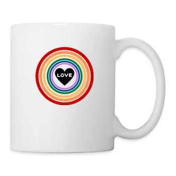 L’amour est amour - Mug blanc - blanc - Droite