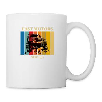 Fast Motors - Tasse - Weiß - Rechts