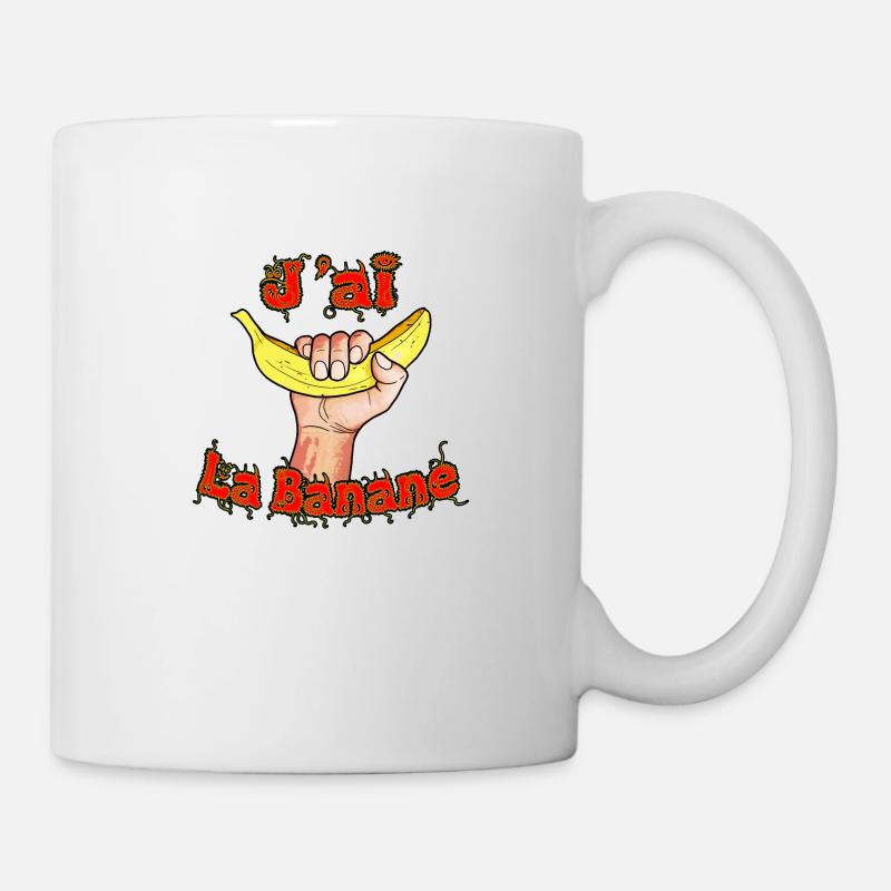 j'ai la banane - Mug blanc - blanc