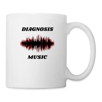 Diagnose Musik - Tasse - Weiß - Rechts