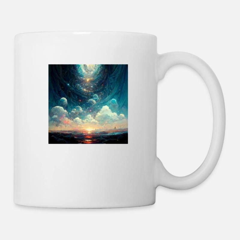 Endloses Universum - Tasse - Weiß