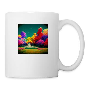 Towers in the Rainbow - Mug - white - Right